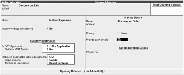 GST Sale of a Composite Supply in Tally.ERP9